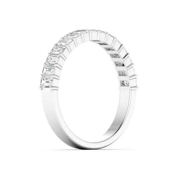 Emerald Cut Diamond Stack Band Image 2 Jeffrey Mann Fine Jewelers, Inc Toledo, OH