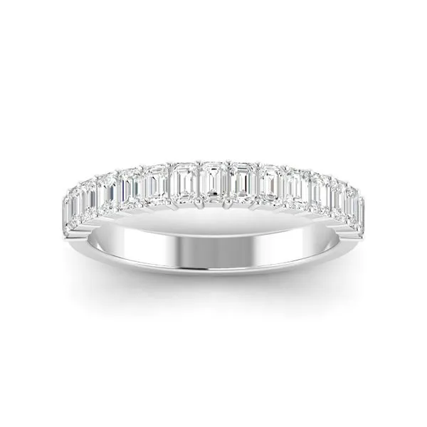 Emerald Cut Diamond Stack Band Image 4 Jeffrey Mann Fine Jewelers, Inc Toledo, OH