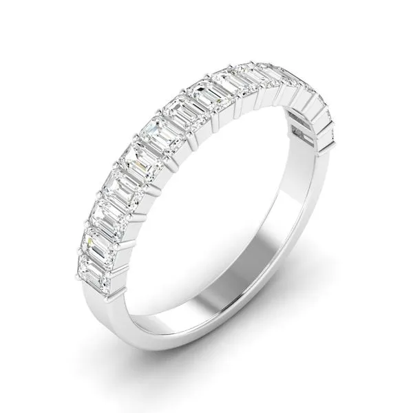 Emerald Cut Diamond Stack Band Image 5 Jeffrey Mann Fine Jewelers, Inc Toledo, OH