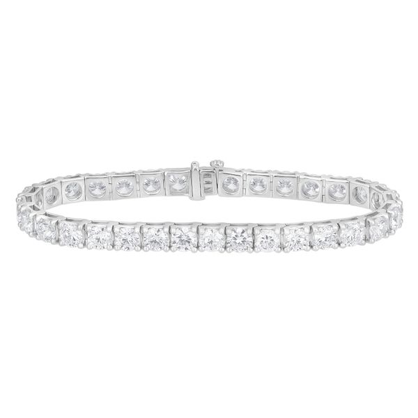 Thirty-Two Stone Round Brilliant Cut Diamond Tennis Bracelet Jeffrey Mann Fine Jewelers, Inc Toledo, OH