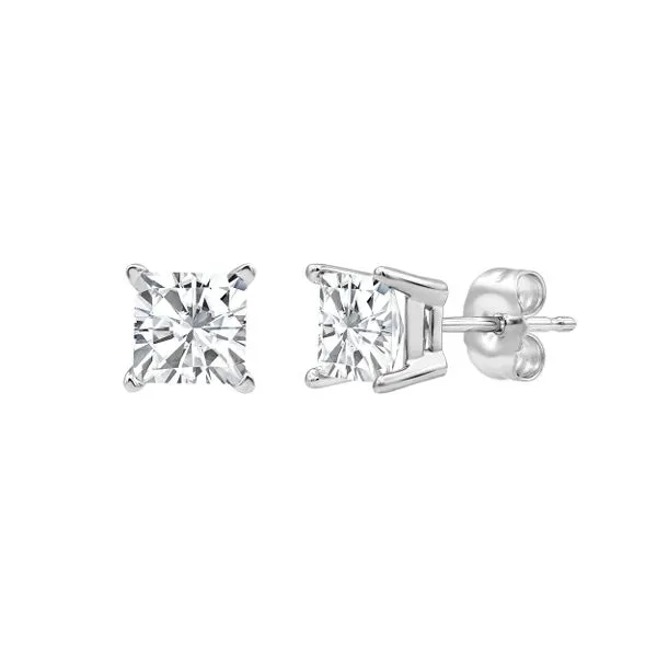 Princess Cut Diamond Stud Earrings Jeffrey Mann Fine Jewelers, Inc Toledo, OH