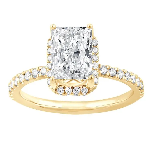Radiant Cut Diamond Engagament Ring in Halo Diamond Mounting Jeffrey Mann Fine Jewelers, Inc Toledo, OH