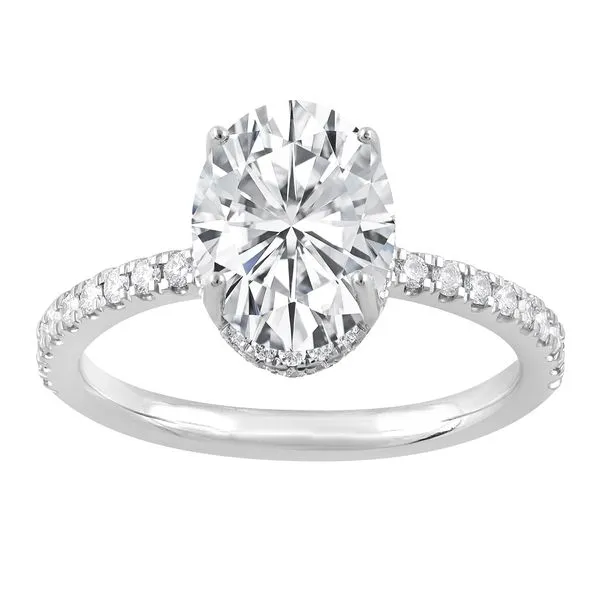 Oval Diamond Engagement Ring in Halo Diamond Mounting Jeffrey Mann Fine Jewelers, Inc Toledo, OH