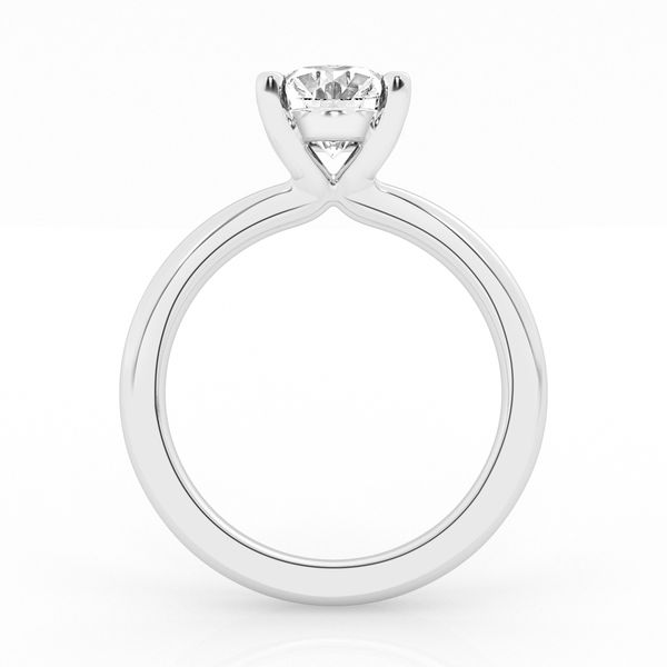 Oval Cut Diamond Solitaire Ring in White Gold Mounting Image 3 Jeffrey Mann Fine Jewelers, Inc Toledo, OH