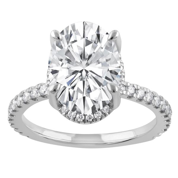 Oval Cut Hidden Halo Diamond Engagement Ring Jeffrey Mann Fine Jewelers, Inc Toledo, OH
