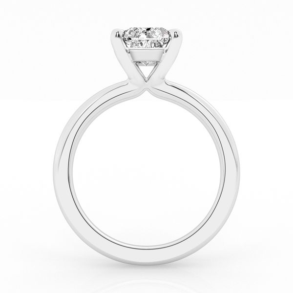 Radiant Cut Diamond Solitaire in White Gold Image 2 Jeffrey Mann Fine Jewelers, Inc Toledo, OH
