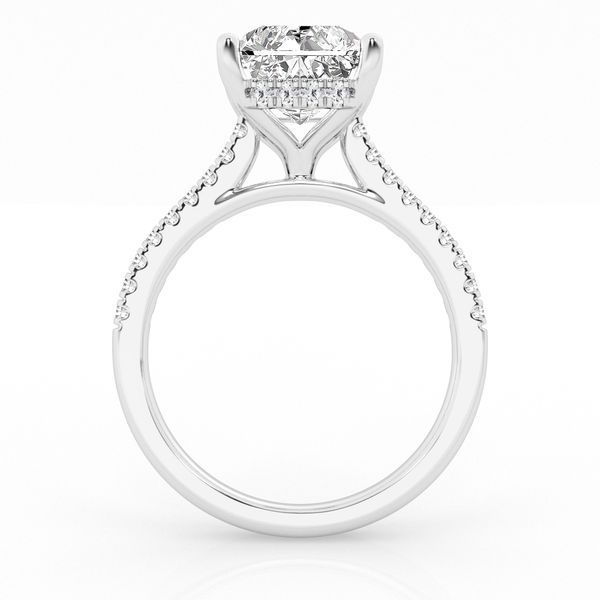 Hidden Halo Radiant Cut Diamond Bridal Set Image 2 Jeffrey Mann Fine Jewelers, Inc Toledo, OH