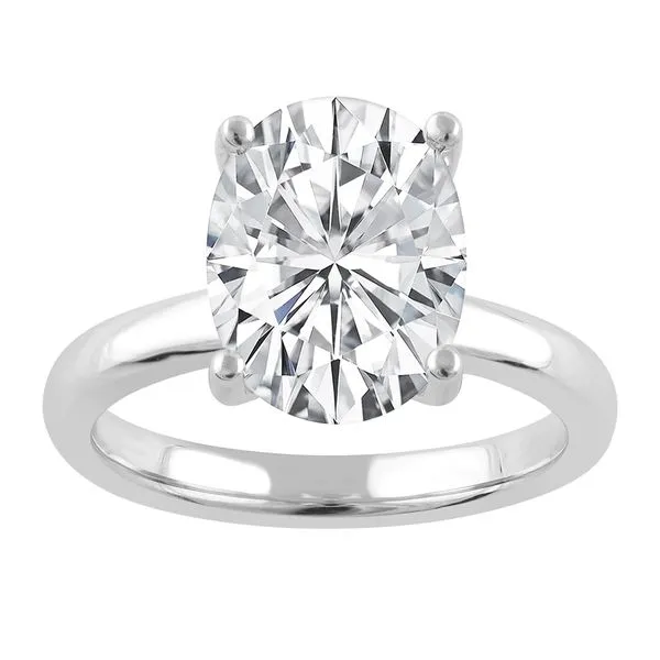 Mann Made Oval Solitaire Ring Jeffrey Mann Fine Jewelers, Inc Toledo, OH