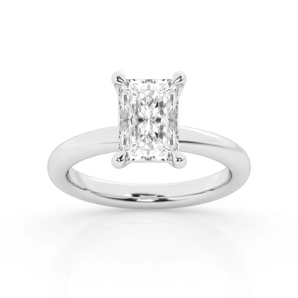 Radiant Cut Diamond Solitaire Ring Jeffrey Mann Fine Jewelers, Inc Toledo, OH