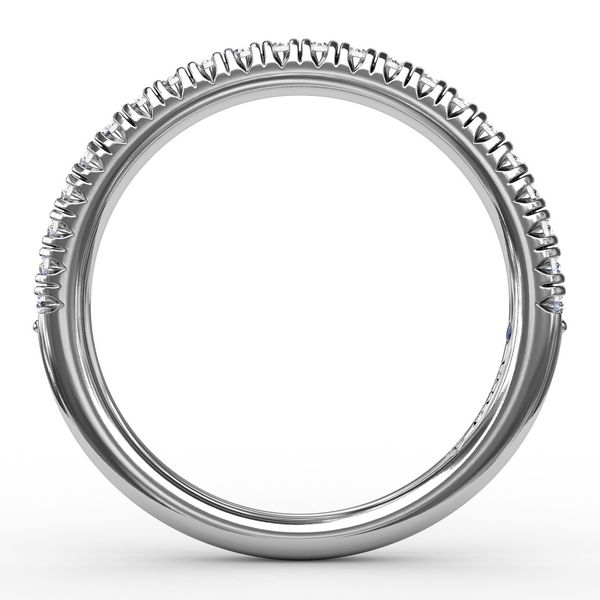 White Gold .28CT Prong Set Diamond Band Image 2 Jeffrey Mann Fine Jewelers, Inc Toledo, OH