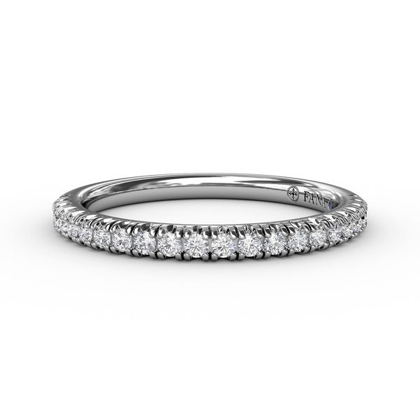 White Gold .28CT Prong Set Diamond Band Jeffrey Mann Fine Jewelers, Inc Toledo, OH