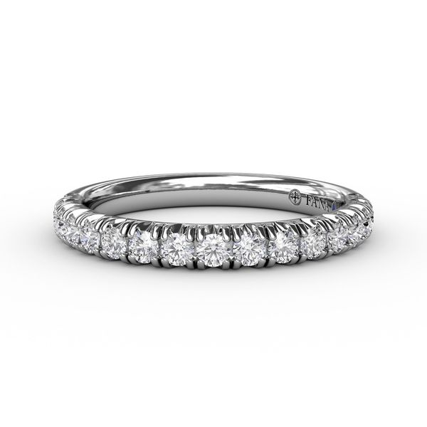 White Gold .51CT Prong Set Diamond Band Jeffrey Mann Fine Jewelers, Inc Toledo, OH
