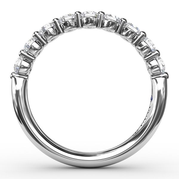 White Gold .63CT Shared Prong Diamond Band Image 2 Jeffrey Mann Fine Jewelers, Inc Toledo, OH