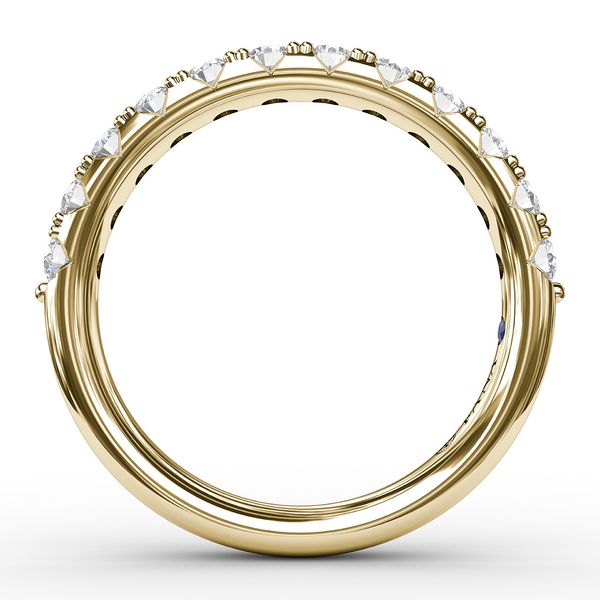 Yellow Gold .66CT Prong Set Diamond Band Image 2 Jeffrey Mann Fine Jewelers, Inc Toledo, OH