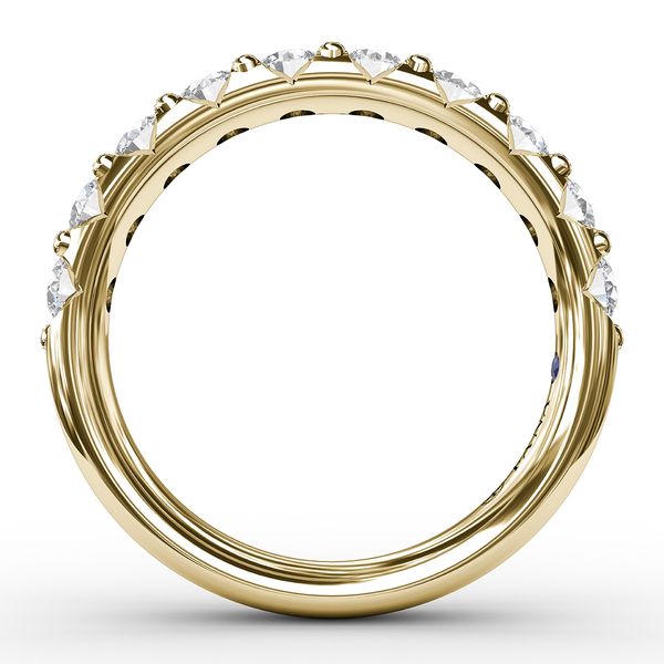 1.05CT Prong Set Diamond Band in Yellow Gold Image 2 Jeffrey Mann Fine Jewelers, Inc Toledo, OH