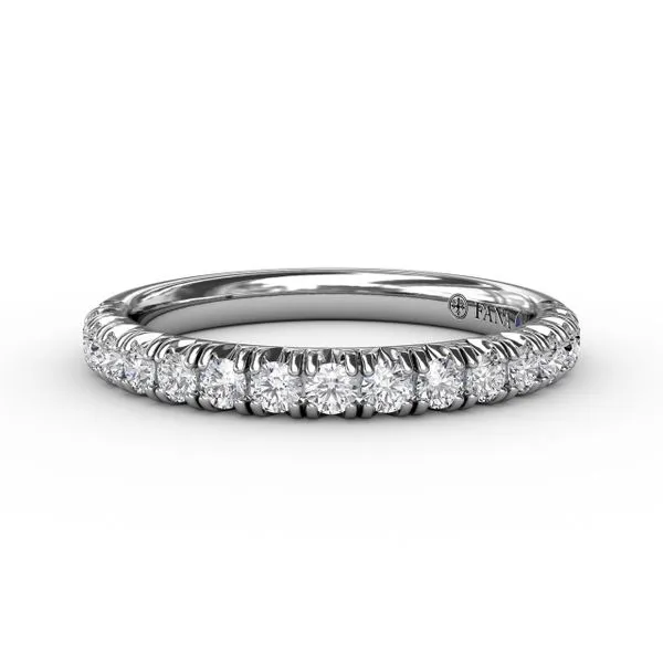 White Gold .51CT Prong Set Diamond Band Jeffrey Mann Fine Jewelers, Inc Toledo, OH