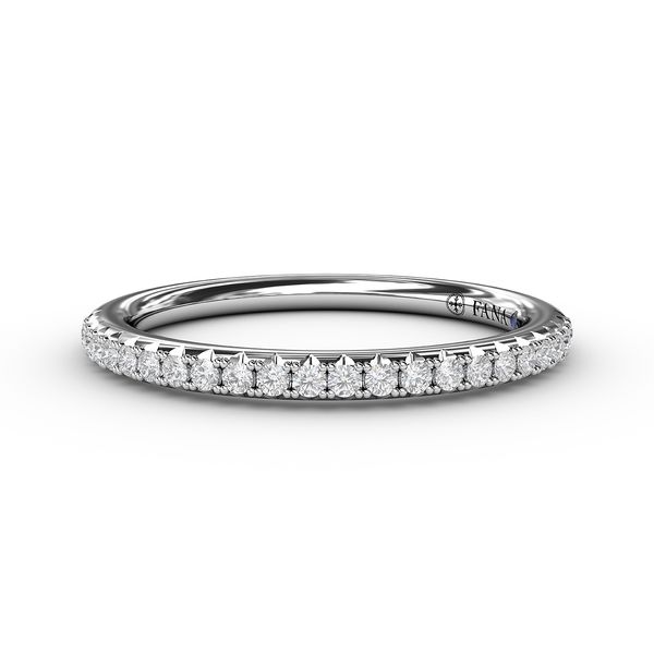 White Gold .20CT Prong Set Diamond Band Jeffrey Mann Fine Jewelers, Inc Toledo, OH