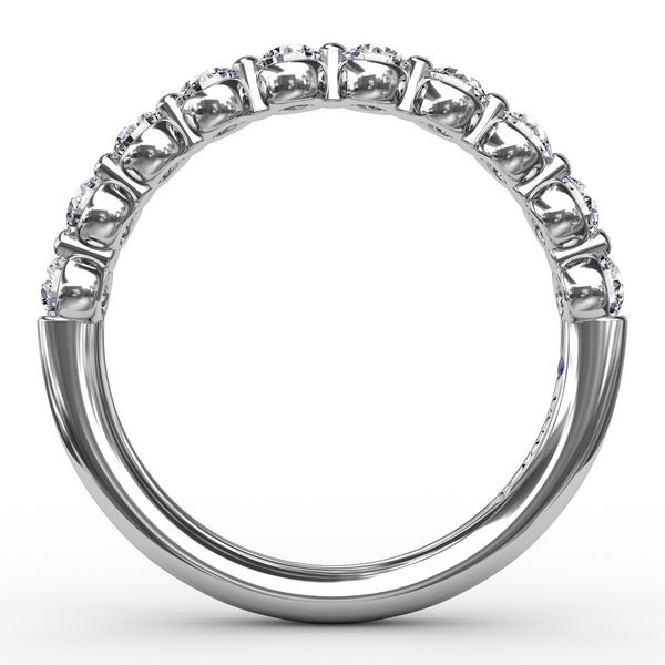 White Gold .60CT Shared Prong Diamond Band Image 2 Jeffrey Mann Fine Jewelers, Inc Toledo, OH