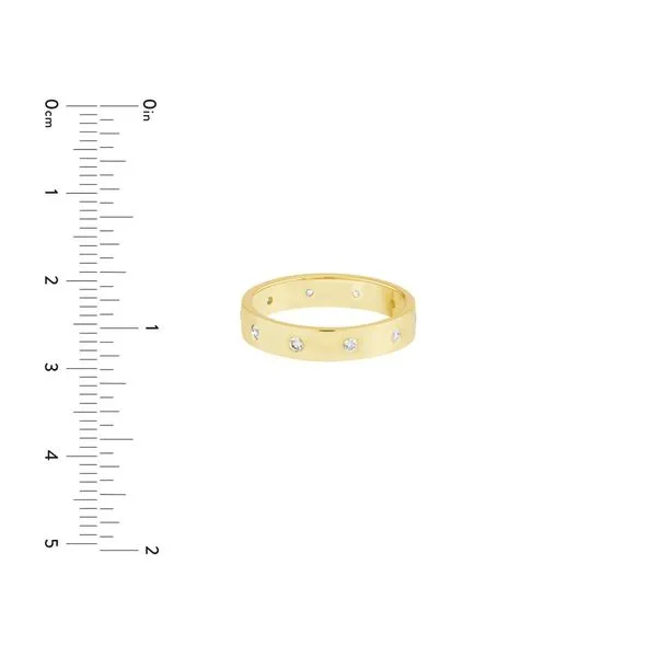Bezel Set Diamond Eternity Band in Yellow Gold Image 4 Jeffrey Mann Fine Jewelers, Inc Toledo, OH