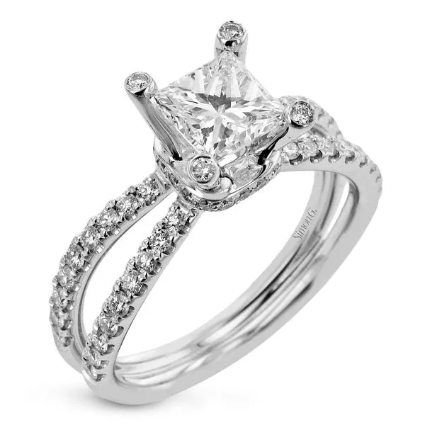 Diamond Split Shank Diamond Accent Semi Mount Ring Jeffrey Mann Fine Jewelers, Inc Toledo, OH