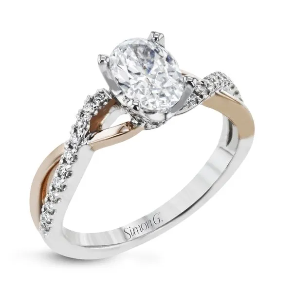 Swirled Compass Diamond Semi Mount Ring Jeffrey Mann Fine Jewelers, Inc Toledo, OH