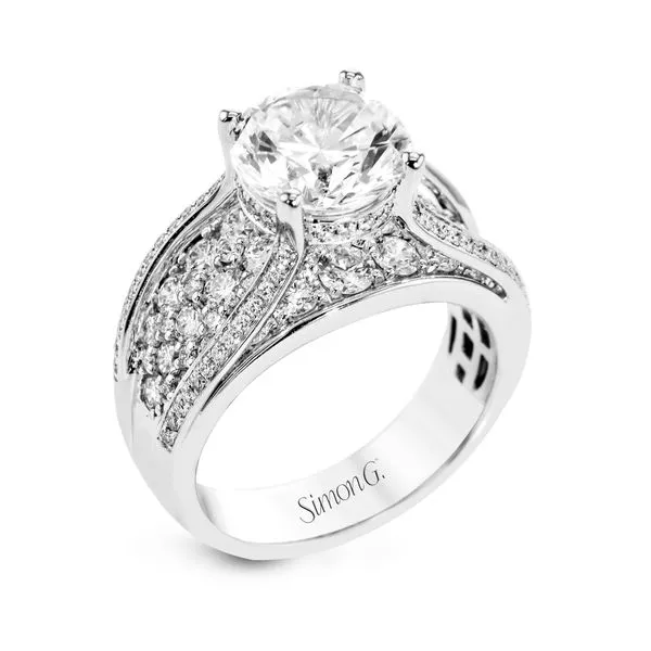 Wide Prong Set Diamond Semi Mount Ring Jeffrey Mann Fine Jewelers, Inc Toledo, OH