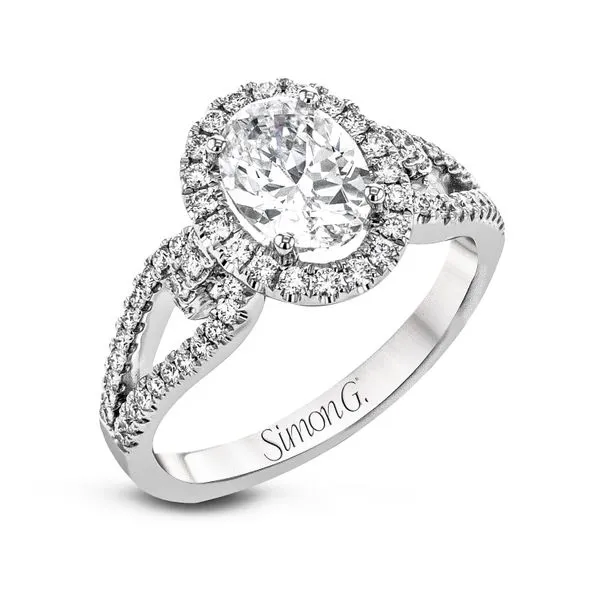 Oval Halo Diamond Semi Mount Ring Jeffrey Mann Fine Jewelers, Inc Toledo, OH