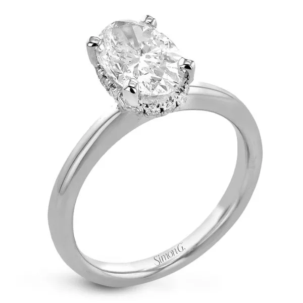 HIdden Halo Diamond Solitaire Mounting Jeffrey Mann Fine Jewelers, Inc Toledo, OH