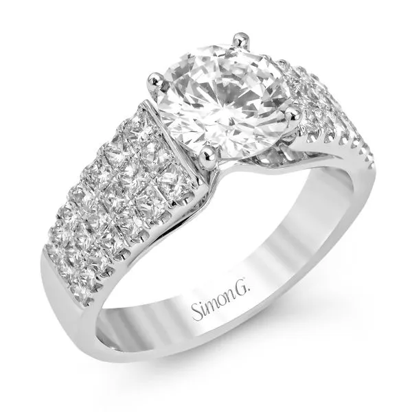 Simon Set Princess Cut Diamond Semi Mounting Jeffrey Mann Fine Jewelers, Inc Toledo, OH