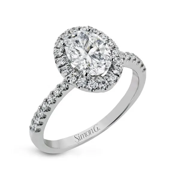 Prong Set Oval Halo DIamond Semi Mounting Jeffrey Mann Fine Jewelers, Inc Toledo, OH