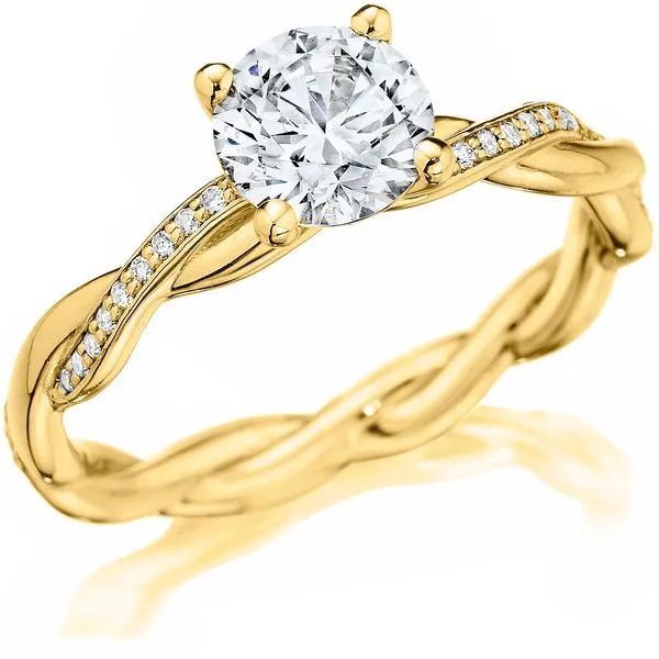 Diamond Ribbon Semi Mounting Jeffrey Mann Fine Jewelers, Inc Toledo, OH