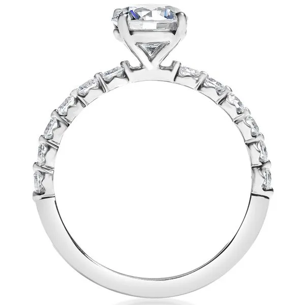 Shared Prong Diamond Semi Mounting Image 2 Jeffrey Mann Fine Jewelers, Inc Toledo, OH