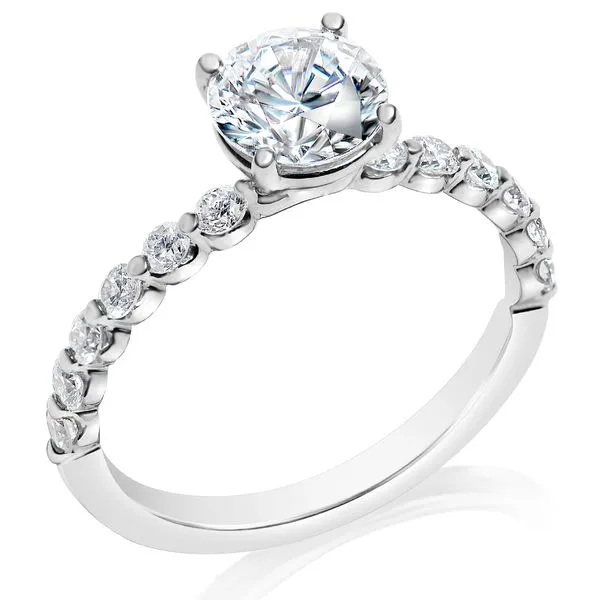 Shared Prong Diamond Semi Mounting Jeffrey Mann Fine Jewelers, Inc Toledo, OH