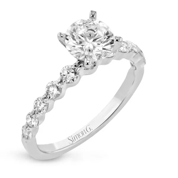 Prong Set Straight Line Diamond Semi Mount. Jeffrey Mann Fine Jewelers, Inc Toledo, OH