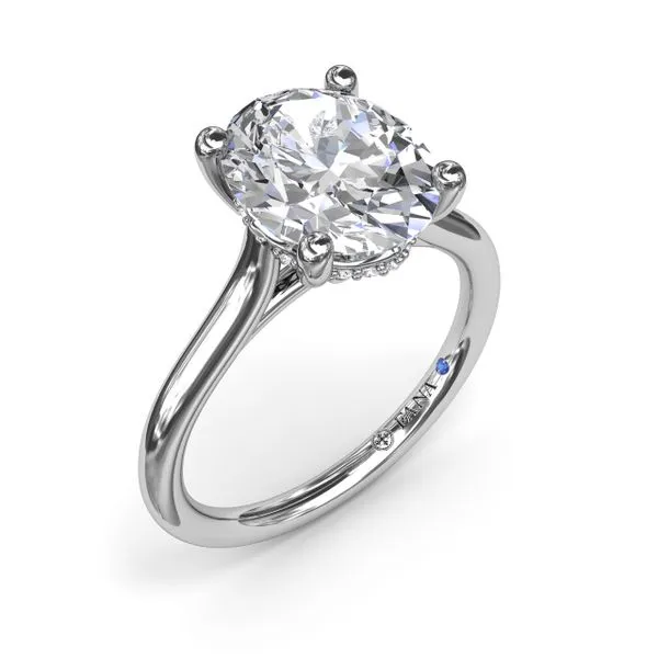 Hidden Halo Cathedral Mounting with Peekaboo Accents Jeffrey Mann Fine Jewelers, Inc Toledo, OH