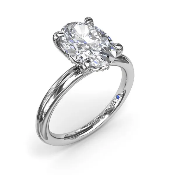 Diamond Solitaire Mounting in White Gold Jeffrey Mann Fine Jewelers, Inc Toledo, OH