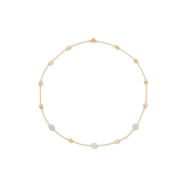 Siviglia Collection Diamond Pave Three Station Necklace Image 3 Jeffrey Mann Fine Jewelers, Inc Toledo, OH