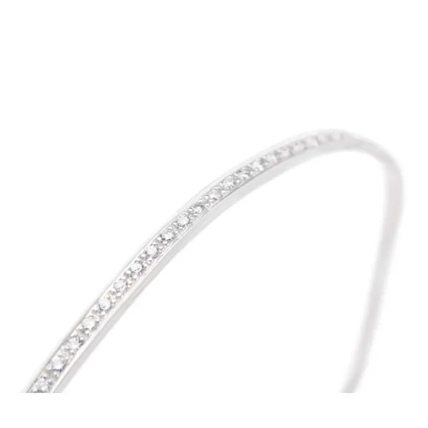 Marrakech Collection White Gold Diamond Bar Bracelet Image 2 Jeffrey Mann Fine Jewelers, Inc Toledo, OH
