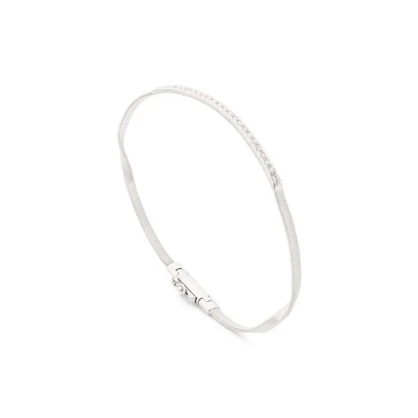 Marrakech Collection White Gold Diamond Bar Bracelet Jeffrey Mann Fine Jewelers, Inc Toledo, OH