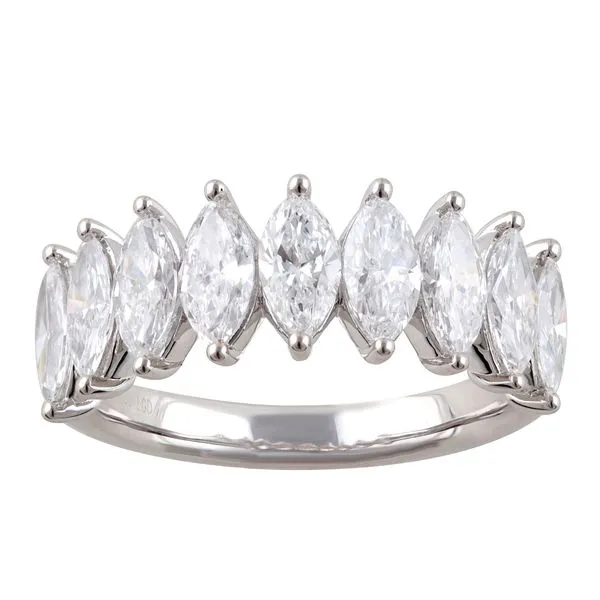 Nine Stone Marquise Diamond Band Jeffrey Mann Fine Jewelers, Inc Toledo, OH