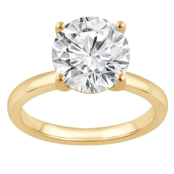 Round Brilliant Diamond Solitaire Ring in Yellow Gold Jeffrey Mann Fine Jewelers, Inc Toledo, OH