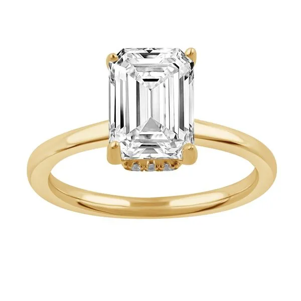 Emerald Cut Diamond Solitaire Ring in Yellow Gold Jeffrey Mann Fine Jewelers, Inc Toledo, OH