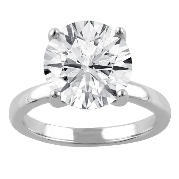 Round Brilliant Cut Diamond Solitaire Ring in White Gold Jeffrey Mann Fine Jewelers, Inc Toledo, OH