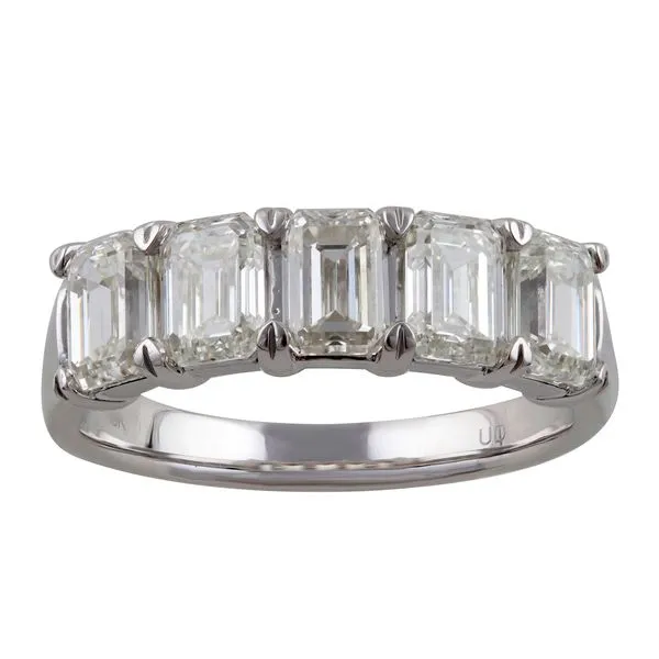 Five Stone Emerald Cut Diamond Band Jeffrey Mann Fine Jewelers, Inc Toledo, OH