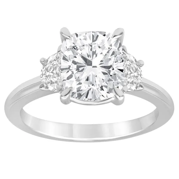 Three Stone Fancy Solitaire Diamond Ring in White Gold Jeffrey Mann Fine Jewelers, Inc Toledo, OH