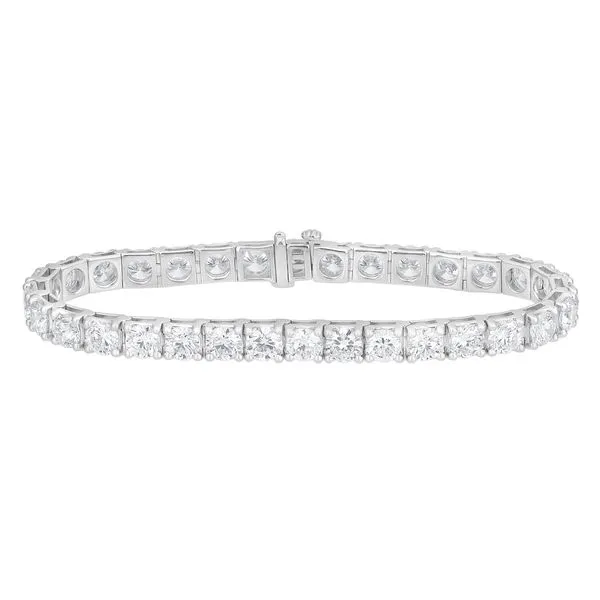 Thirty-Two Stone Round Brilliant Cut Diamond Tennis Bracelet Jeffrey Mann Fine Jewelers, Inc Toledo, OH