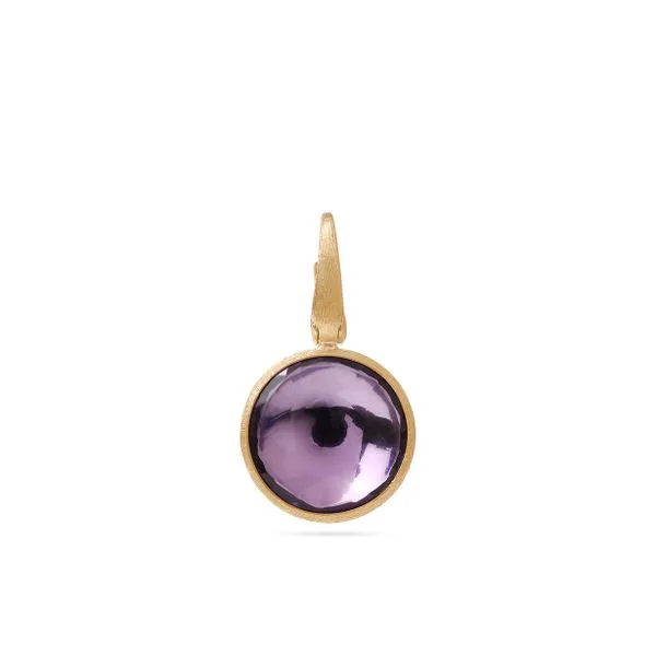 Jaipur Collection Yellow Gold Amethyst Charm Image 2 Jeffrey Mann Fine Jewelers, Inc Toledo, OH