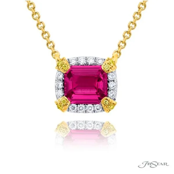 Pink Sapphire Pendant Jeffrey Mann Fine Jewelers, Inc Toledo, OH