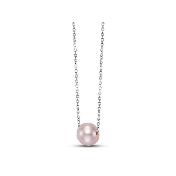 7.5-8MM Pink Pearl Floating Necklace Image 2 Jeffrey Mann Fine Jewelers, Inc Toledo, OH
