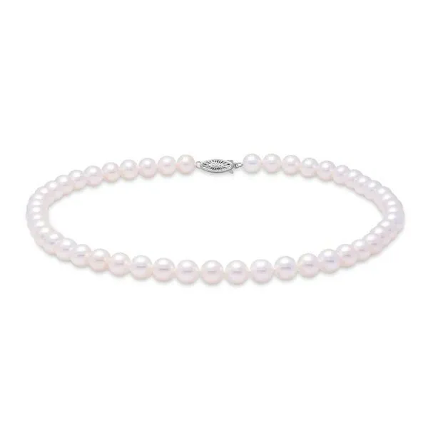 7.5-8MM Pearl Strand with White Gold Clasp Image 2 Jeffrey Mann Fine Jewelers, Inc Toledo, OH